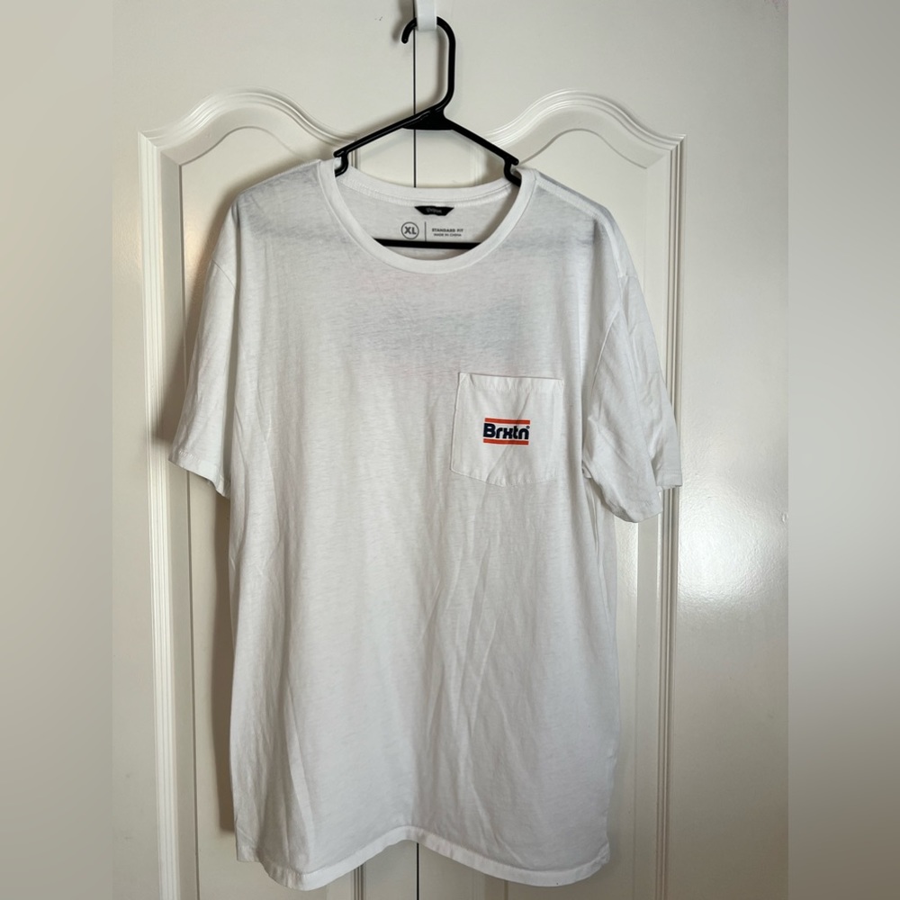 BRXTN Standard Fit Mens Shirt Sleeve Standard Fit XL White Pocket